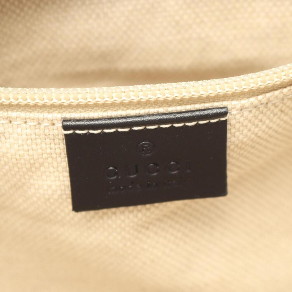 GUCCI Black Leather Shoulder Bag - Picture 4 of 9